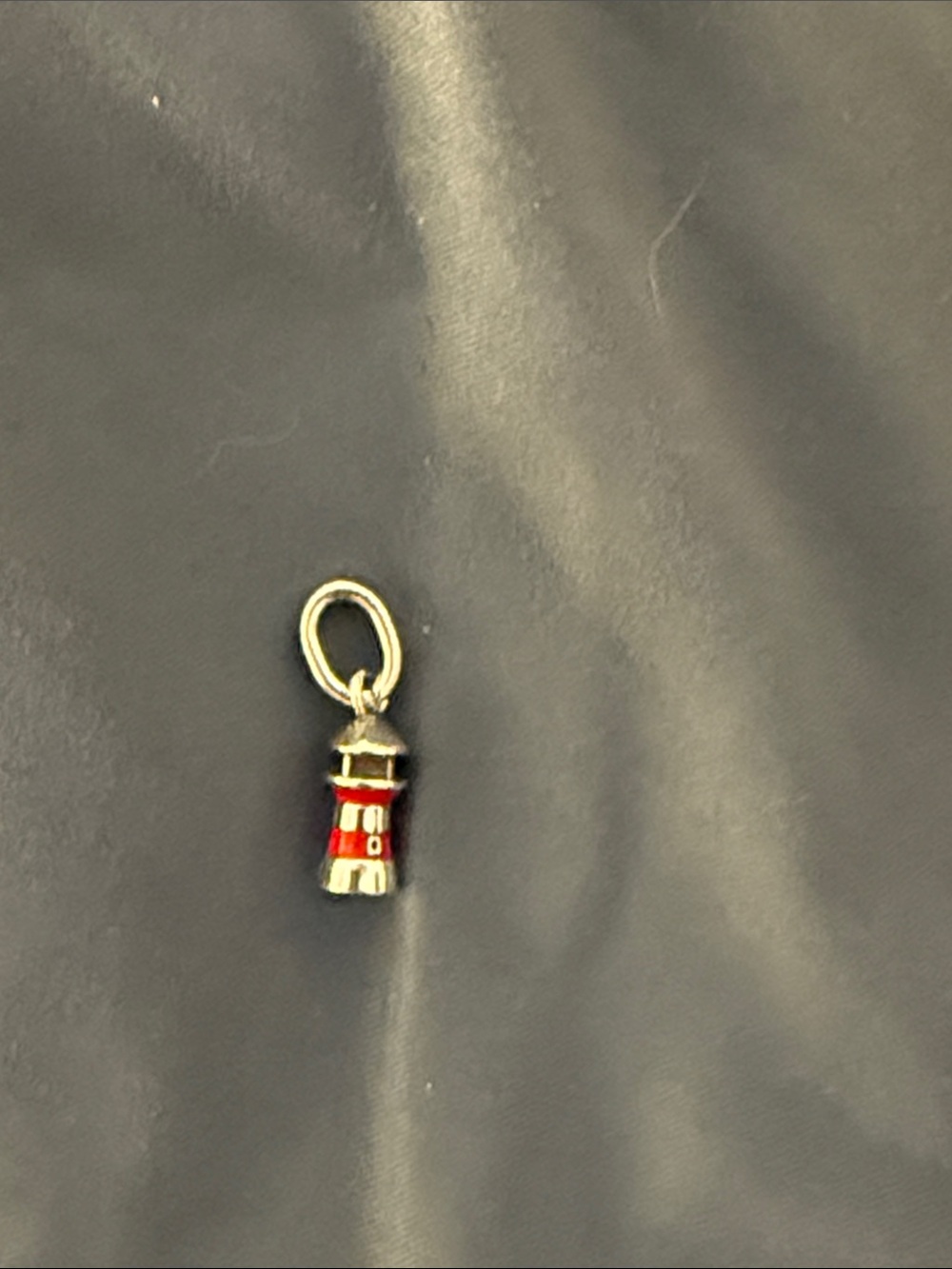 Authentic Pandora, lighthouse dangling charm and silver